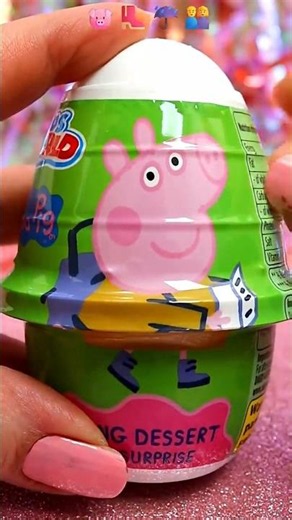 ASMR UNBOXING Peppa Pig Chocolate Pudding Review❤️#shorts #asmr #peppapig #chocolate #trending #fyp