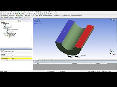 ANSYS Meshing - Match control - (Local Mesh Controls)