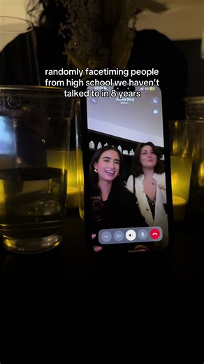 Reconnecting with High School Friends through Facetime