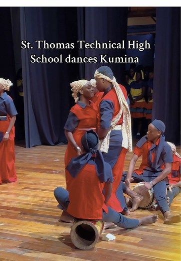 Kumina performance by St. Thomas Technical High at the Traditional Folk Forms National Finals 📍Little Theatre, Kingston 🇯🇲