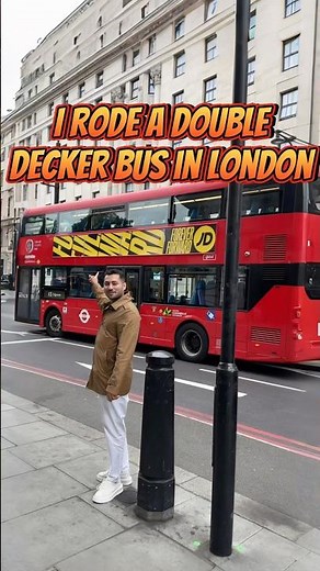 I Tried London’s Famous Double-Decker Buses🇬🇧