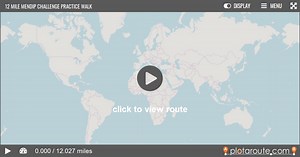 12 Mile Mendip Challenge Practice Walk on plotaroute.com