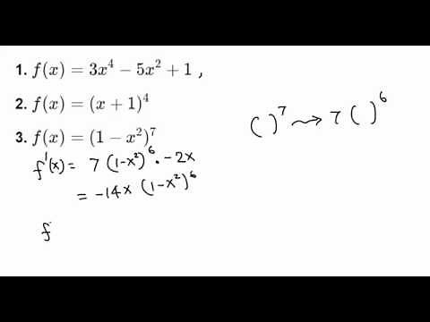 Finding first and second derivative