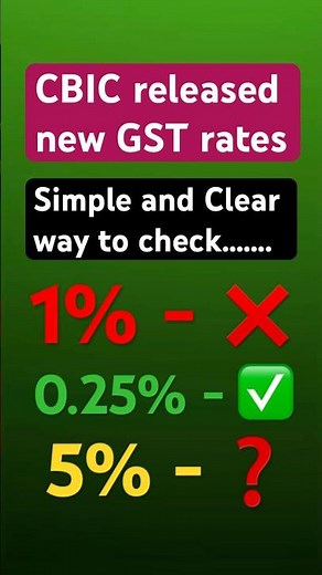Updated GST rates by CBIC | fastest way to search GST rates and HSN codes✅ #shorts