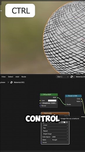 How to Create Crosshatching Texture in Blender Fast