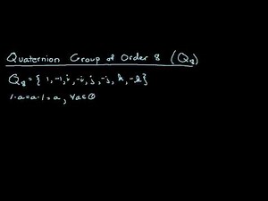 Quaternion group of order 8