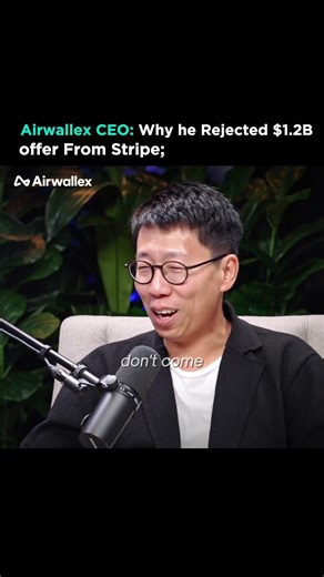 ‪@airwallex‬Why he Rejected $1.2B offer from Stripe #clips #podcast #tech