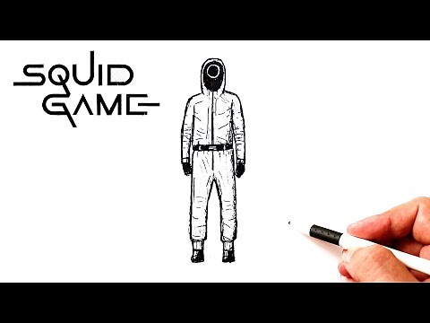 How to draw a Squid Game Guard
