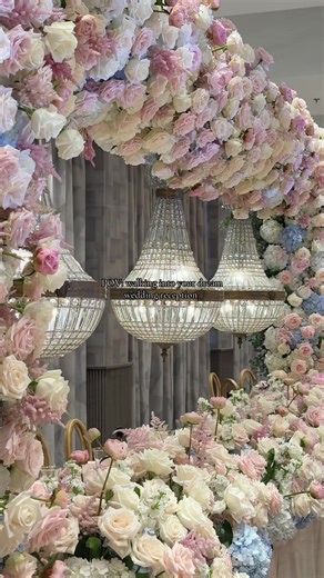 POV: Walking into your dream wedding reception in the grand Cameron House ballroom. #luxurywedding #weddingflorist #weddingtok #weddingreception #florals