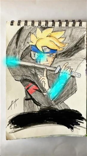 Drawing boruto #drawing #art #anime #naruto