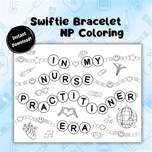 NP Era Coloring Pages: Nurse Practitioner Printable (digital Download) - Etsy