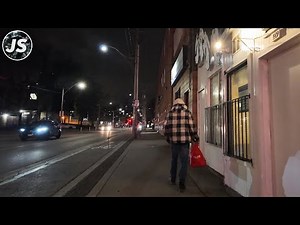 "Sketch" Downtown Toronto Night Walk | Sherbourne Street