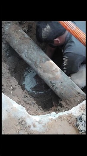 II Water supply AC pipeline repair work II