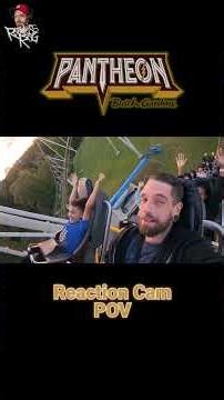 Pantheon *FaceCam POV* 4K/60fps. Multi Launch Coaster #rollercoaster #fyp #themepark #pov #trending