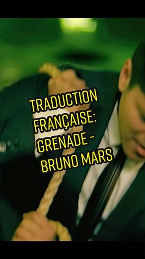 Traduction Française: Grenade - Bruno Mars #brunomars #grenade #musique #traduction_song #traduction #traductionfr