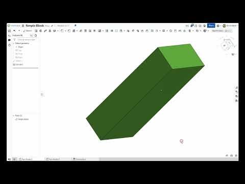 Onshape CAD Tutorial: A Simple Block for Beginners
