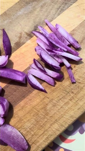 Purple Daikon Radish Cutting Technique #foodprep #viral #shorts