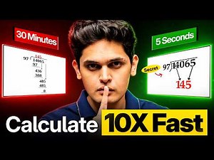 How to Calculate Faster than a Calculator 🔥| Become a Human Calculator | Prashant Kirad
