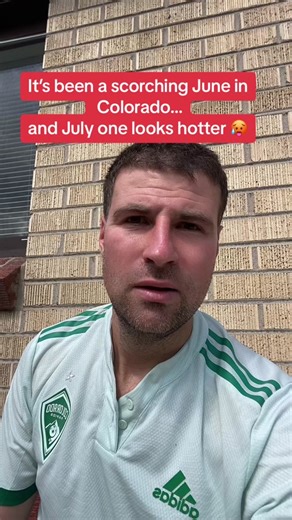 It’s been a scorching June in Colorado…and July one looks hotter 🥵 #weather #meteorologist #colorado #coloradoweather #denver #denverweather #heat
