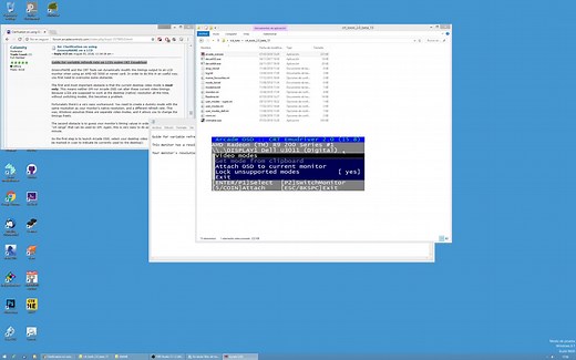 用CRT Emudriver配合AMD显卡和GroovyMAME街机游戏模拟器，在LCD液晶显示器上输出各种各样的不同而精确的街机游戏显示刷新频率