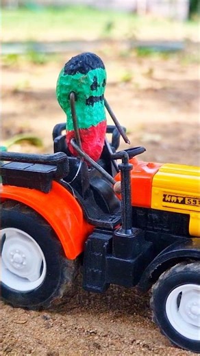 Tiny Tractor Big Mission! 🚜 #Shorts #ToyTractor