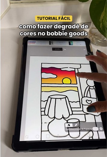 Como Fazer Degradê de Cores No Bobbie Goods