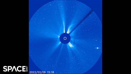 Butterfly-Shape' Coronal Mass Ejection Captured