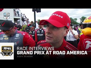 Race Interviews | 2024 XPEL Grand Prix at Road America | INDYCAR