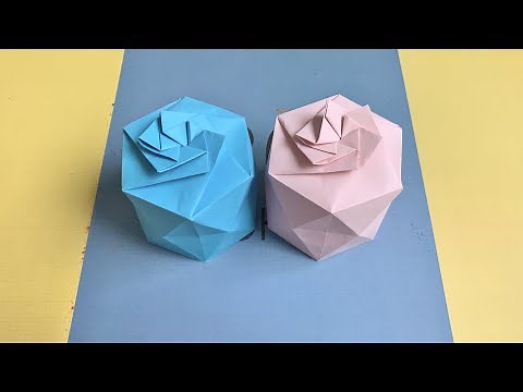 ORIGAMI HEXAGONAL GIFT BOX TUTORIAL