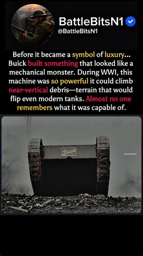 Before Luxury… Buick Built a War Monster 😳⚙️ #ww1