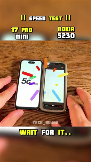 iPhone 17 Pro Mini vs Nokia 5230 ⚡ Boot Up Test | Old vs New 🔥 | Who Wins? 😱