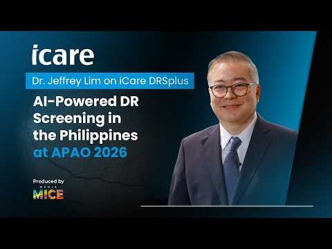 Dr. Jeffrey Lim on iCare DRSplus: AI-Powered DR Screening in the Philippines | APAO 2026