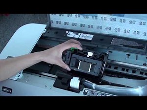How to replace print head in 4880 EPSON printer