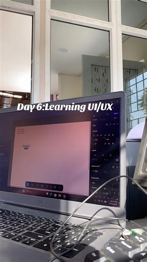Day 6 UI/UX Learning Auto Layout #UIUX #AutoLayout #FigmaLearning #DesignJourney #Day6