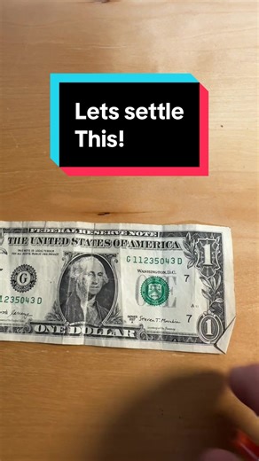Lets settle this by using digital microscope! #microscope #digitalmicroscope #magnifyingglass #onedollarbill #collector