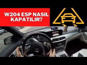 W204 C180 ESP NASIL KAPATILIR I NEDEN BU KADAR ZOR?!