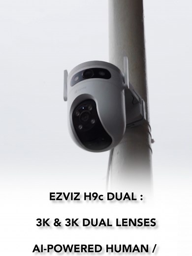 Ultimate Home Security with EZVIZ H9c Dual - Active Defense, Smart Tracking, Instant Notifications