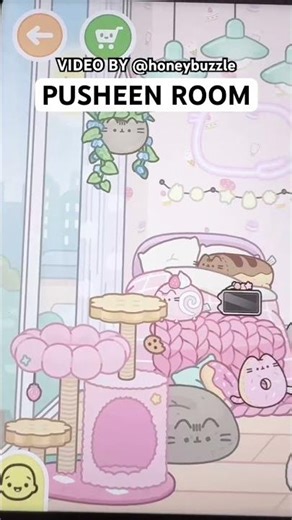 OBSESSED WITH THIS PASTEL PUSHEEN ROOM MAKEOVER 💕 do you have the pack already? ✨ by @honeybuzzle