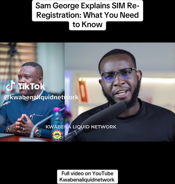 Sam George Explains SIM Re-Registration: What You Need to Know Sam George breaks down the SIM re-registration discussion and explains why the topic is trending across Ghana right now. sam george, sam george ghana, sim re registration ghana, ghana sim registration, sam george sim card, sim re registration news, ghana telecom news, mobile registration ghana, sim card update ghana, ghana politics news, sam george trending, ghana parliament news, telecom regulation ghana, ghana mobile users, sim car