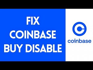 How To Fix Coinbase Buy Disable (2022) | Why Your Coinbase Account Is Restricted (Solved)