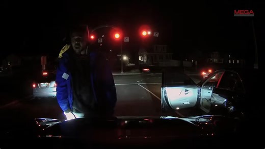 Angry driver left the car and took the road rage with him