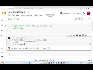 #2 Python-Diagonalize the matrix