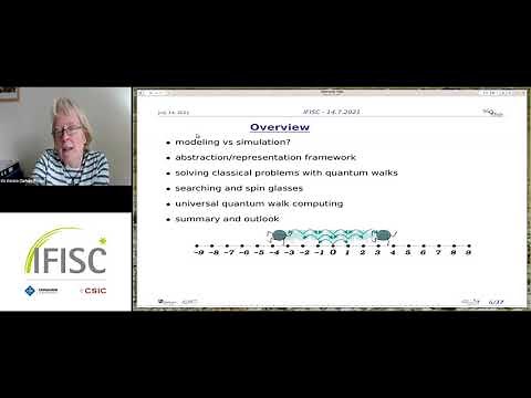 How to compute using quantum versions of random walks