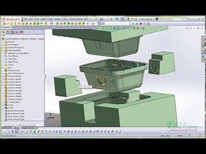 Mold Tools in SolidWorks, أدوات القوالب في سوليدوركس