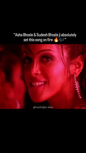 𝙉𝙤𝙨𝙩𝙖𝙡𝙜𝙞𝙘 𝙙𝙤𝙤𝙧 ✨🚪 | Song- Khallas Singer - Asha Bhosle, Sudesh Bhosle Lyrics- Nitin Raikwar Music- Sandeep Chowta Music Source - T-Series Release Date -... | Instagram