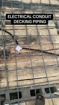 Electrical Full Conduit Decking Piping | Neat & Professional Installation