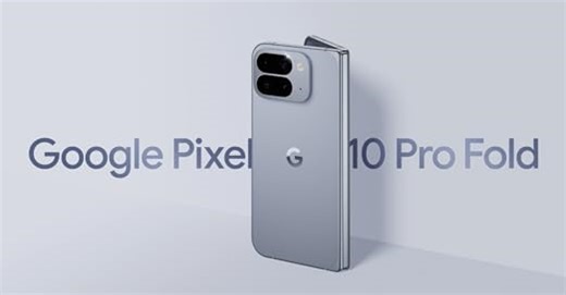 Google Pixel 10 Pro Fold – Android-Smartphone ohne SIM-Lock mit Gemini – Innovatives Dreifach-Rückkamerasystem – Über 24 Stunden Akkulaufzeit – Video per Sprachbefehl – Moonstone, 512GB