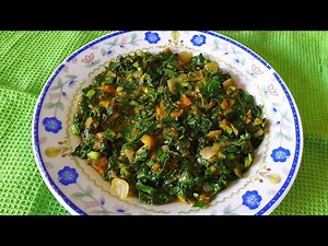 How to cook rape/Rape recipe/How to cook green vegetables/-Green Rape vegetables recipes