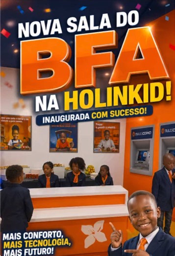 Essa foi a nossa inauguração da nova sala do banco BFA aqui no Holinkid, foi um momento incrível e para todos nós! #viral #holinkid #foryou