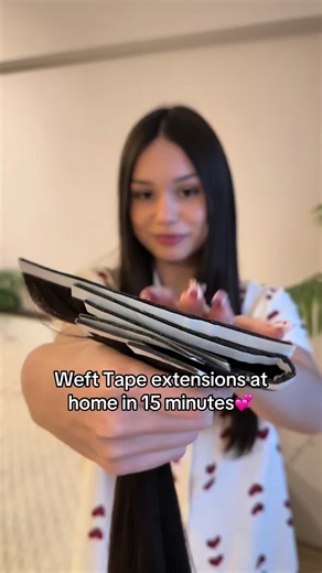 Weft Tape Extensions at Home in 15 Minutes